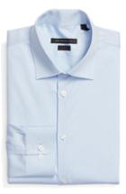 Men's John Varvatos Star Usa Slim Fit Stripe Stretch Dress Shirt .5 L - Blue