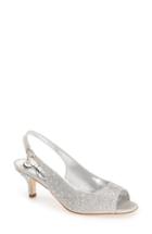 Women's J. Renee 'impuls' Crystal Embellished Slingback Pump .5 B - Metallic