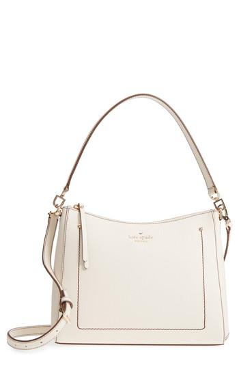 Kate Spade New York Thompson Street - Marti Leather Shoulder/crossbody Bag - White
