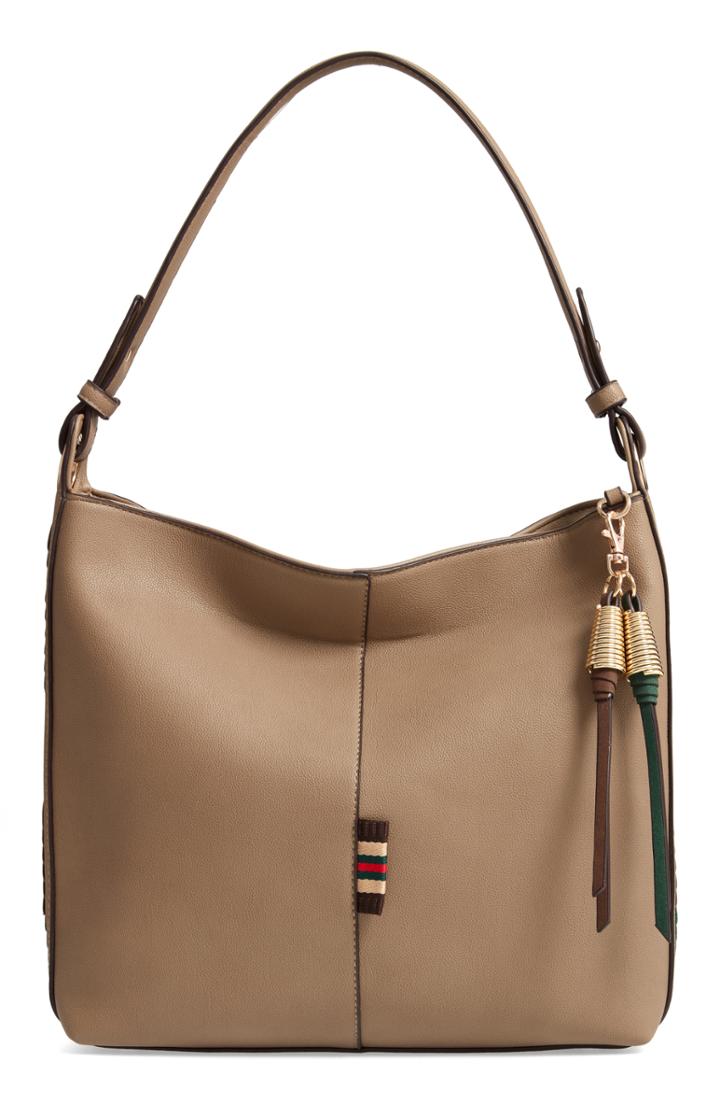 Sondra Roberts Faux Leather Hobo -