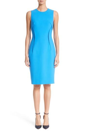 Women's Versace Collection Stretch Cady Sheath Dress Us / 38 It - Black