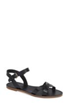 Women's Madewell Boardwalk Quarter Strap Sandal M - Black