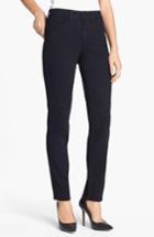 Women's Nydj 'alina' Stretch Skinny Jeans - Black