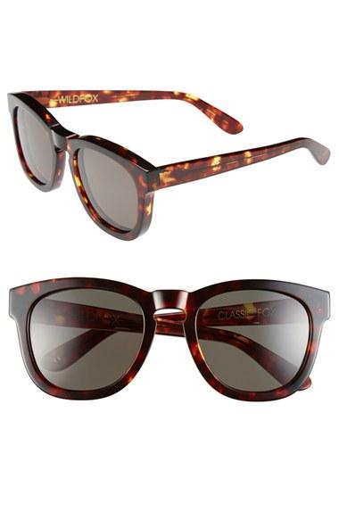 Women's Wildfox 'classic Fox' 50mm Retro Sunglasses - Tokyo Tortoise