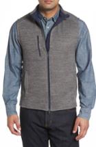 Men's Johnnie-o Tahoe Fleece Vest, Size - Grey