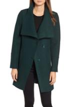 Women's Halogen Boiled Wool-blend Asymmetrical Coat - Green