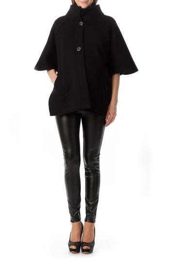 Women's Pietro Brunelli Cape Maternity Coat - Black