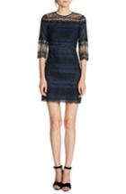 Women's Maje Lace Sheath Dress - Blue