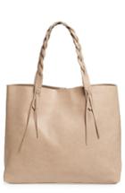 Sole Society Amal Faux Leather Tote - Beige