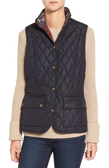 Women's Barbour 'saddleworth' Quilted Vest