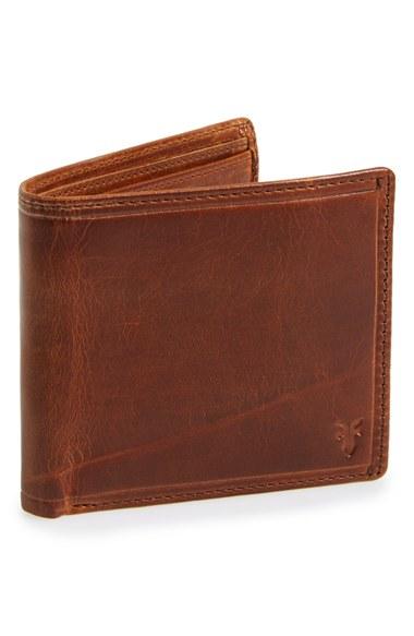 Men's Frye 'logan' Leather Billfold Wallet - (online Only)