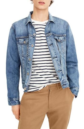 Men's J.crew Denim Jacket - Blue