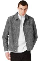 Men's Topman Boucle Shirt Jacket