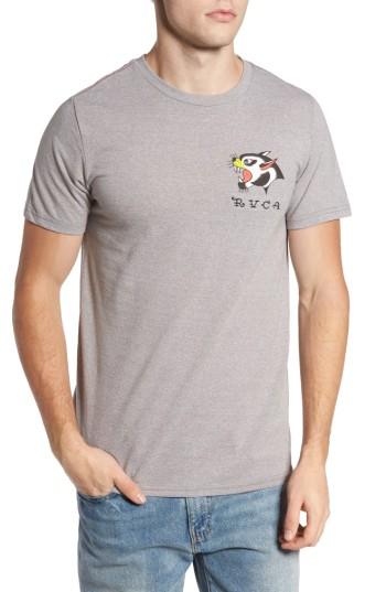 Men's Rvca Panther Graphic T-shirt, Size - Grey