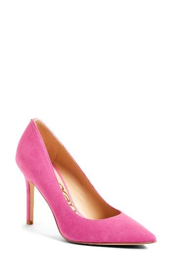 Women's Sam Edelman Hazel Pointy Toe Pump N - Beige