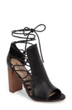 Women's Sbicca Adette Ankle Tie Sandal M - Black