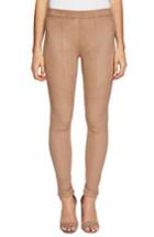 Women's 1.state Seamed Faux Suede Leggings - Beige