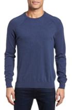 Men's French Connection Regular Fit Stretch Cotton Sweater - Blue