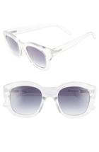 Women's Le Specs 'runaways' 50mm Sunglasses - Clear