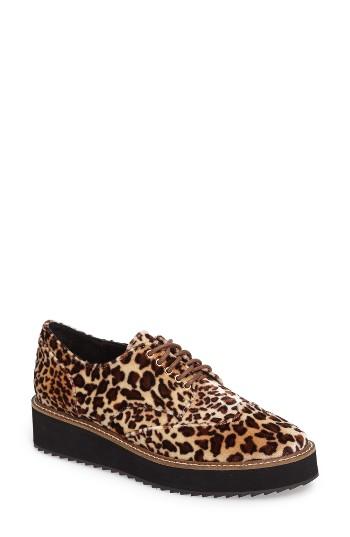Women's Shellys London Emma Platform Oxford Eu - Brown