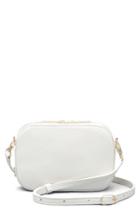 Pop & Suki Personalized Leather Camera Bag - White