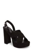 Women's Charles By Charles David Jagger Platform Sandal M - Black