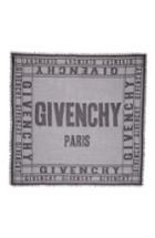 Women's Givenchy Logo Scarf, Size - Grey