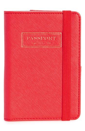 Flight 001 Correspondent Passport Cover - Red