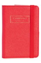 Flight 001 Correspondent Passport Cover - Red