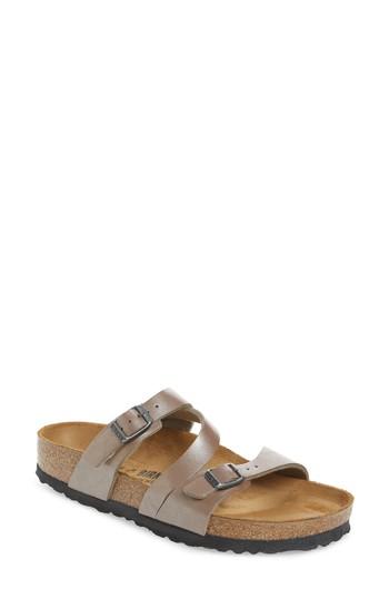 Women's Birkenstock Salina Slide Sandal -5.5us / 36eu D - Brown