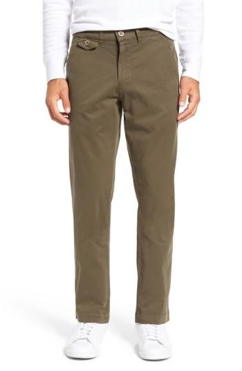 Men's Vintage 1946 Sunny Modern Fit Stretch Twill Chinos X 30 - Green