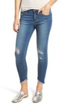 Women's Articles Of Society Sammy Distressed Crop Skinny Jeans - Blue