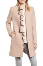 Women's Kensie Glen Plaid Lace Trim Coat