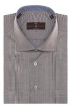 Men's Robert Talbott Tailored Fit Check Dress Shirt - Brown