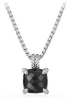 Women's David Yurman Chatelaine Pendant Necklace With Black Onyx And Diamonds