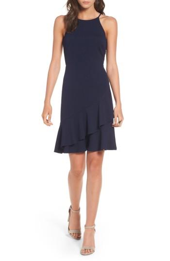 Women's Soprano Ruffle Hem Knit Dress