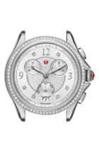 Women's Michele Belmore Chrono Diamond Diamond Dial Watch Case, 37mm