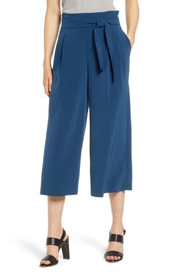 Women's Anne Klein Tie Front Culottes - Blue