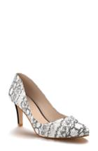 Women's Shoes Of Prey Round Toe Pump C - White