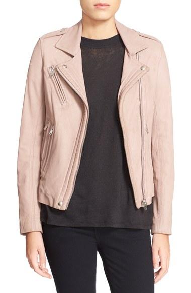 Women's Iro 'han' Lambskin Leather Moto Jacket