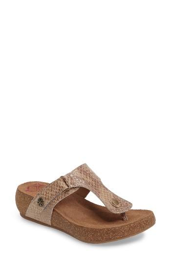 Women's Comfortiva Shantel Flip Flop M - Grey