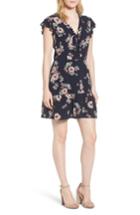 Women's Cupcakes And Cashmere Dalma Floral Print Dress - Blue