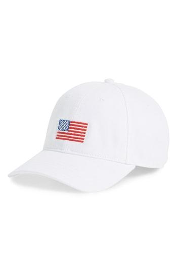 Men's Harding-lane American Flag Baseball Cap - White
