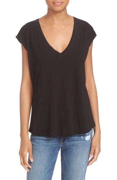 Women's Frame Cotton Tee - Black