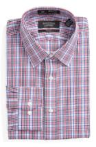 Men's Nordstrom Men's Shop Smartcare(tm) Trim Fit Check Dress Shirt .5 34/35 - Pink