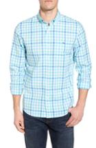 Men's Vineyard Vines Eagles Nest Tucker Slim Fit Gingham Sport Shirt - Blue