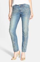 Women's Michael Michael Kors Studded Ankle Boyfriend Jeans