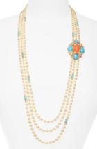 Women's Ben-amun Adriatic Sea Multisrand Imitation Pearl Necklace