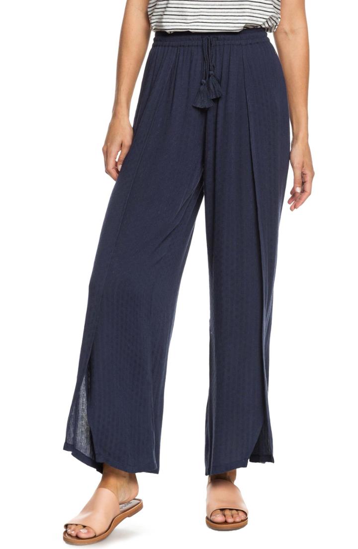 Women's Roxy Kuta Split Hem Pants - Blue