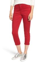 Women's Wit & Wisdom Ab-solution Crop Skinny Pants - Red